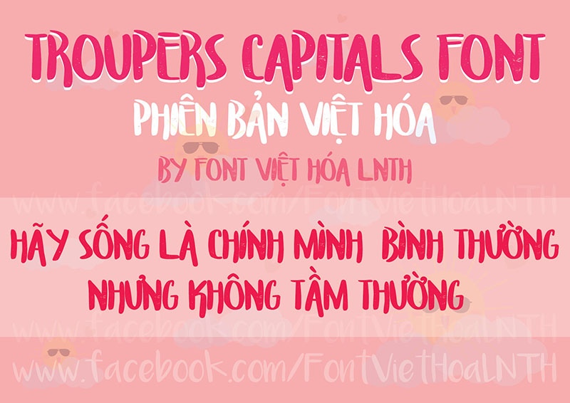 Font việt hóa Troupers Capitals