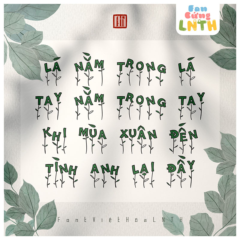 Font việt hóa Typo Garden