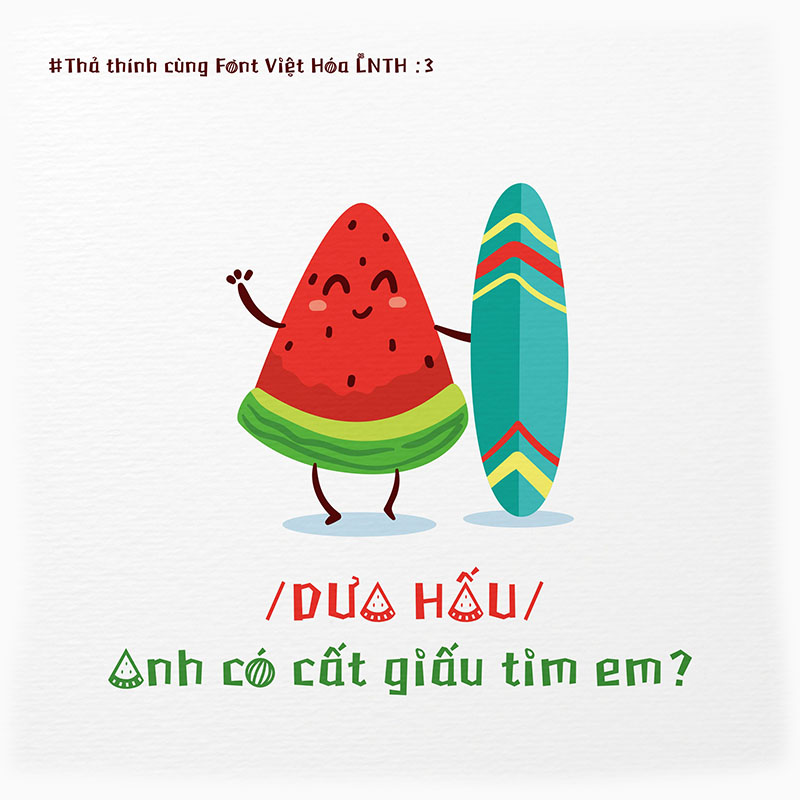 Font việt hóa Water Melon Sang 1