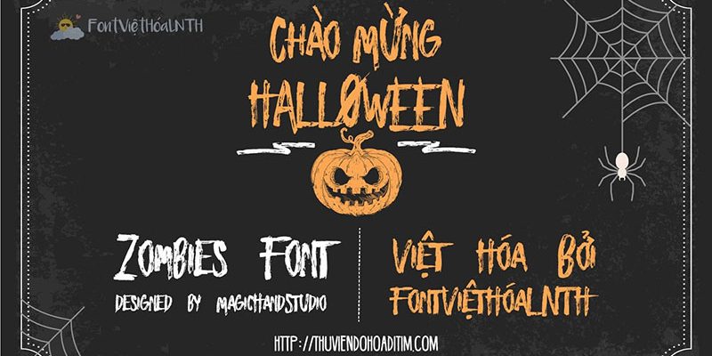 Font việt hóa Zombies Regular