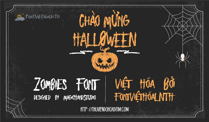 Font việt hóa Zombies Regular